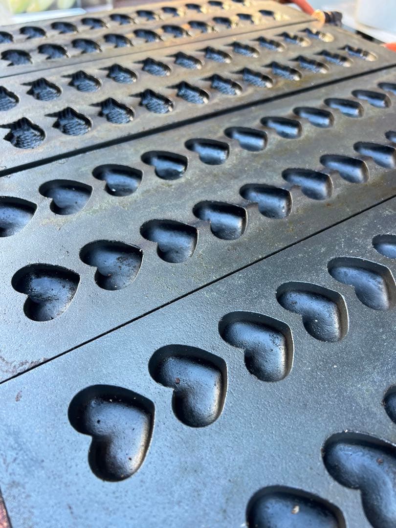 ミニ鯛焼き＆ミニハート型　大和田製作所製　業務用焼き台