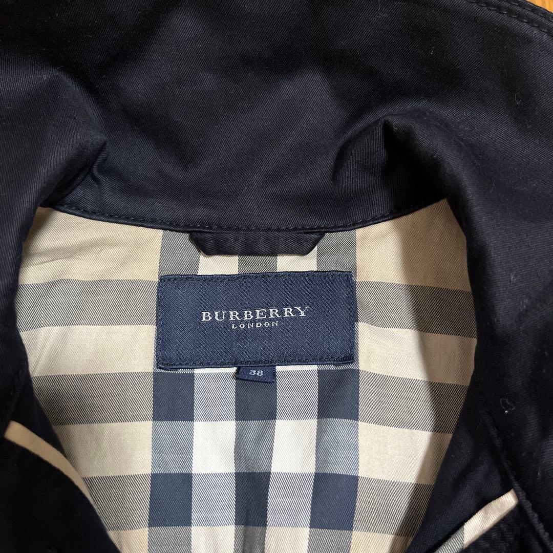 バーバリーロンドン　ジャケット　ブラック×チェック38