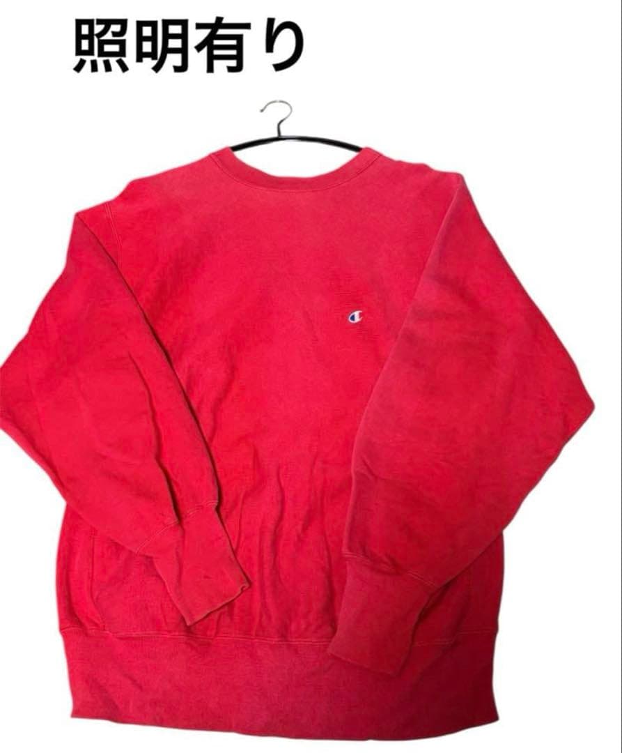 ホ*オ様 90s Champion チャンピオン リバースウィーブ 赤 フェード