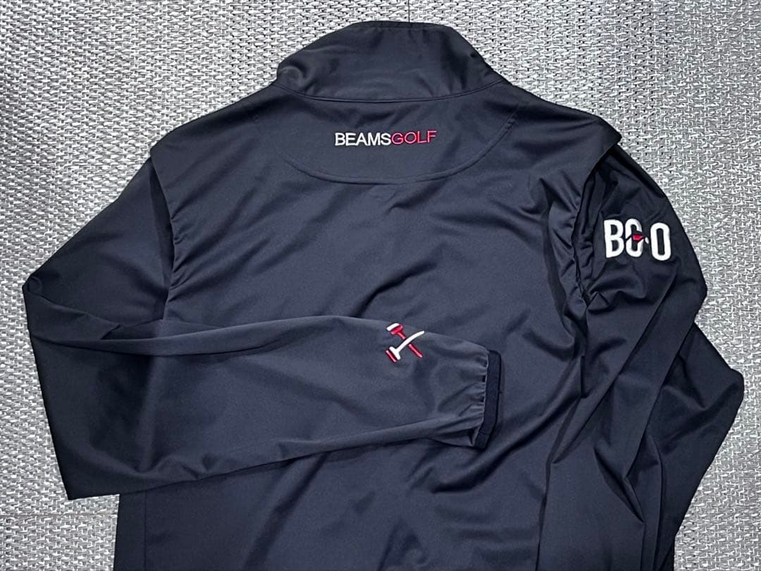 BEAMS GOLF ジャケット（size:L color:navy）