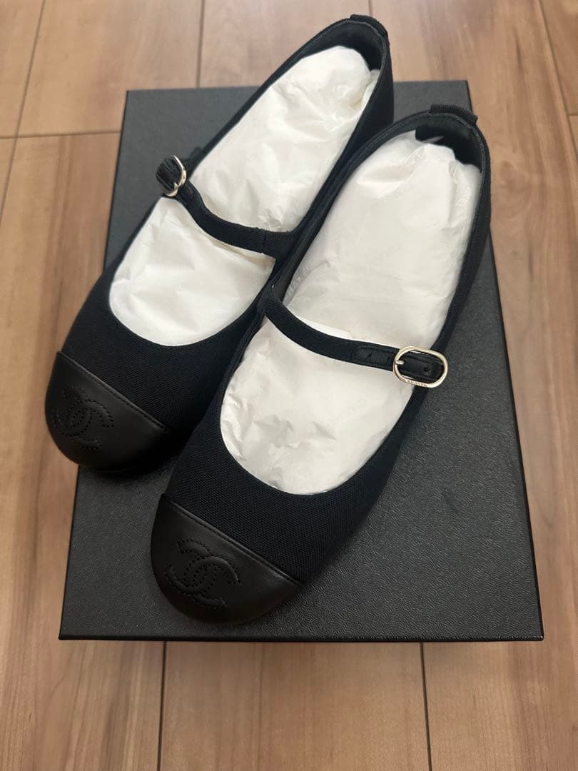 最終価格　CHANEL 2025メリージェーン ブラック　36