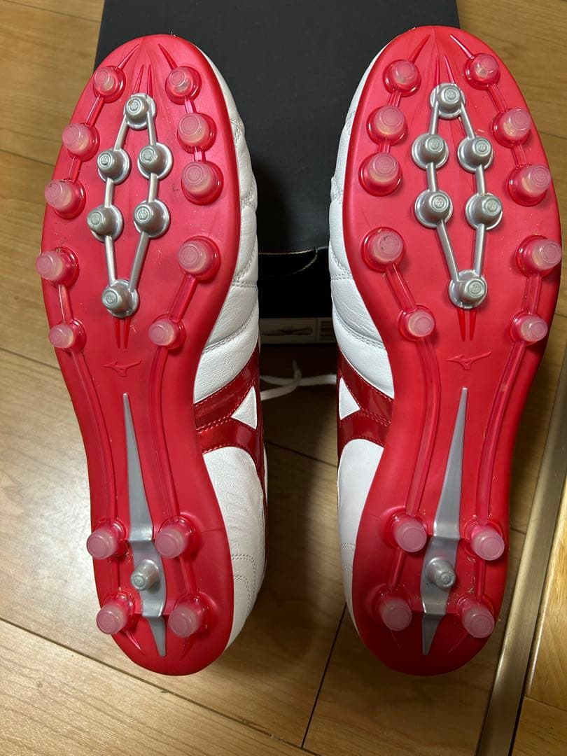 Mizuno Morelia Japan AG 27.5cm ホワイト/レッド