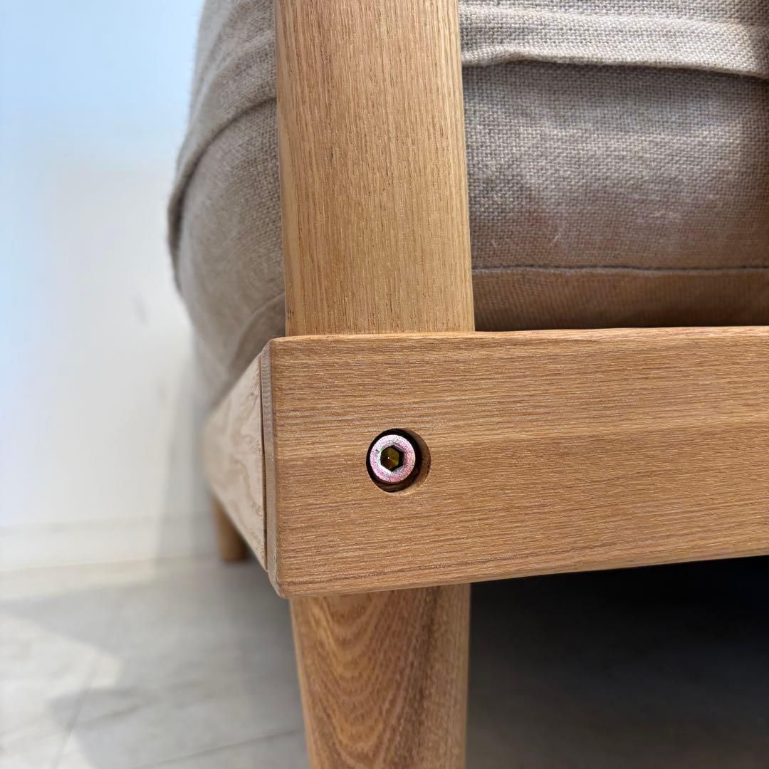 Re:CENO(リセノ) AGRA 3人掛けソファ リネン生地