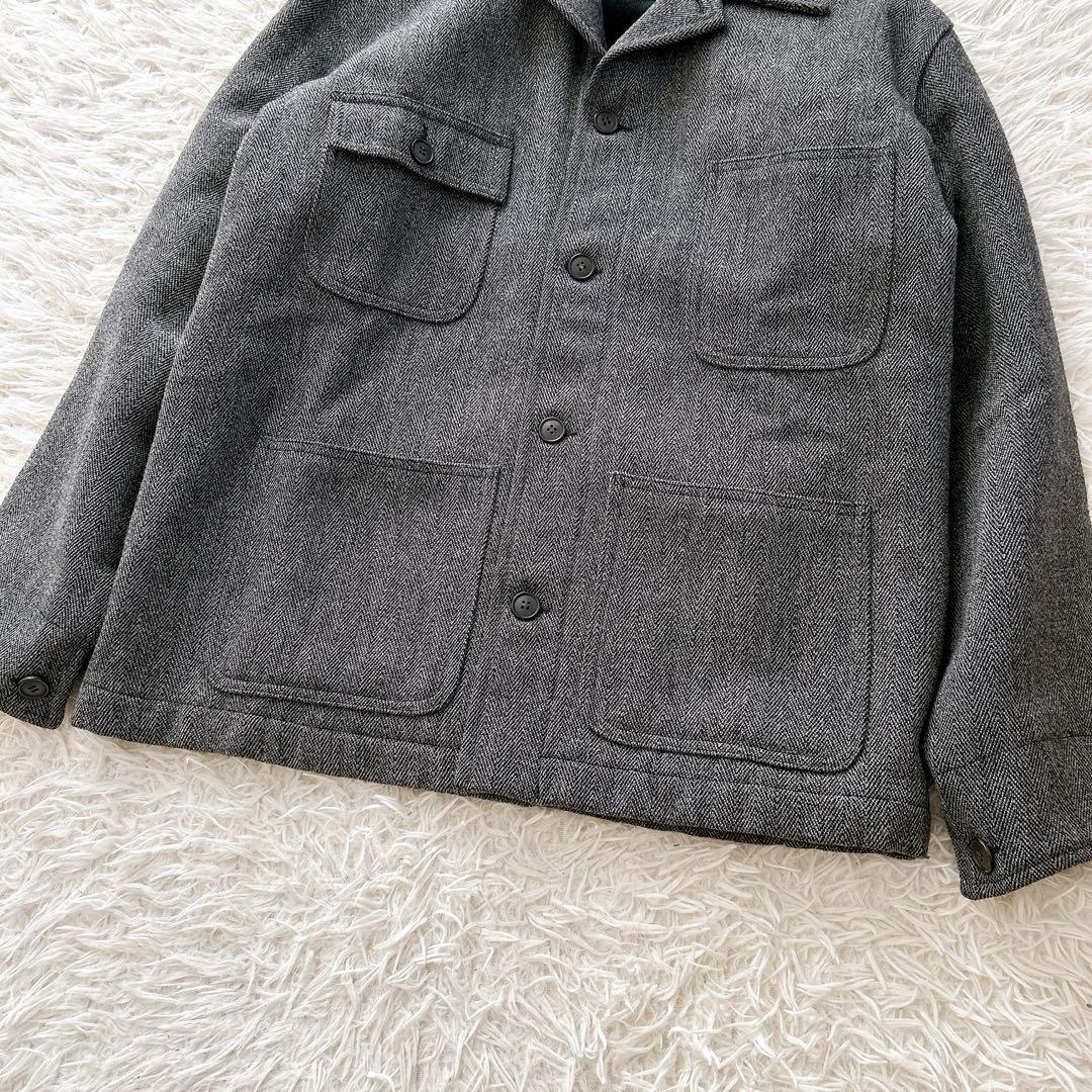 美品　A.P.C. ツイード　ワークジャケット フランス製 ヘリンボーン L相当