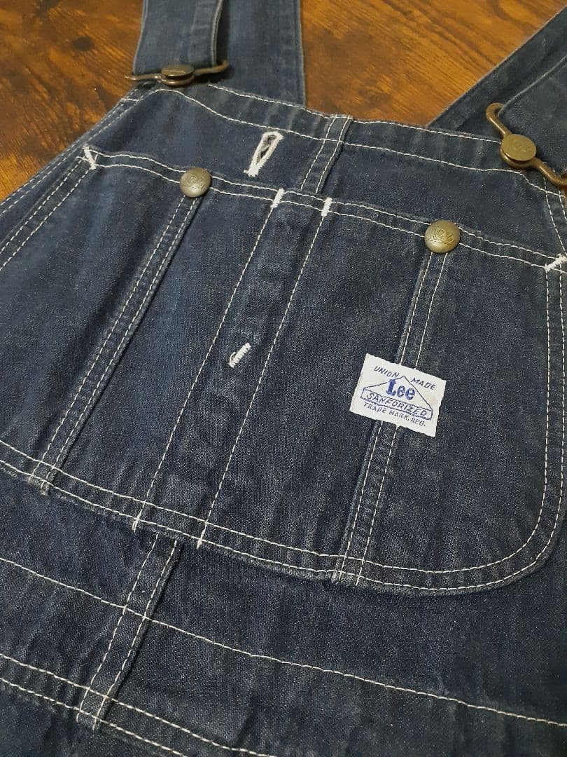 30'S 復刻　Lee　オーバーオール　ローバック　JELT DENIM