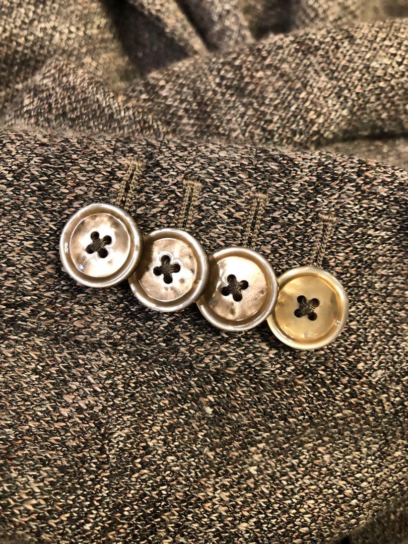 新作チルコロ CIRCOLO ストレッチ ジャージ ジャケット リネン ブラウン