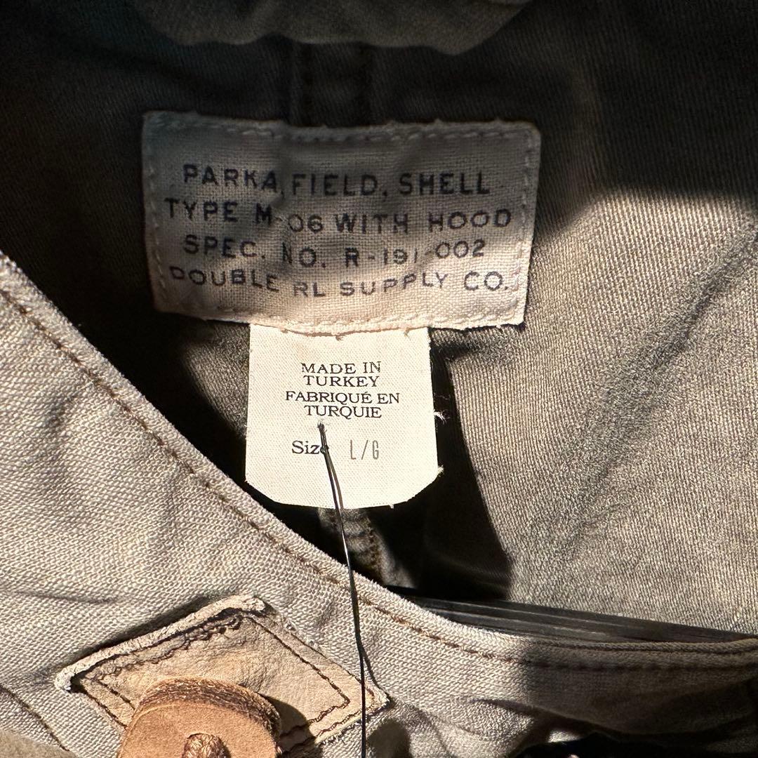 【頑張ろう！日本！！】ダブルアールエル RRL 24FW モッズコート L