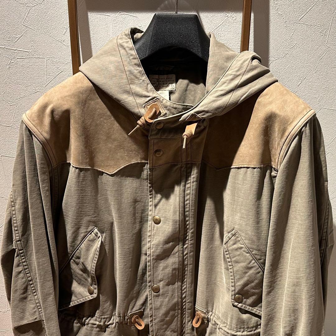 【頑張ろう！日本！！】ダブルアールエル RRL 24FW モッズコート L