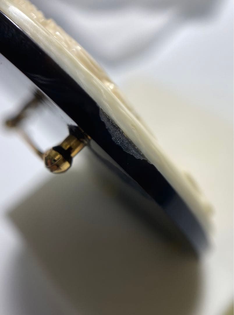 417. カメオ　ブローチ　天然素材