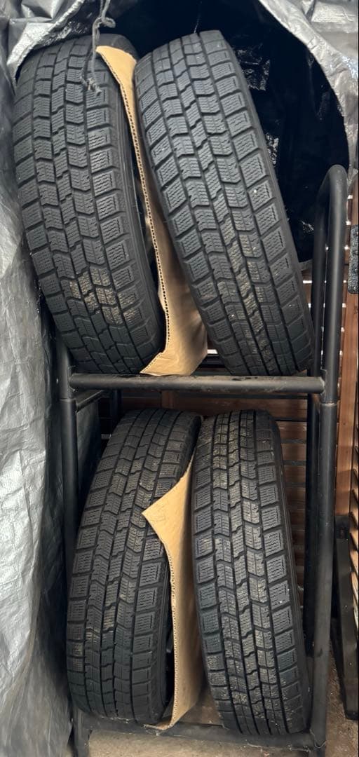 （送料込 ） 155/65R14 スタッドレスタイヤ ＋ 純正アルミホイール4本