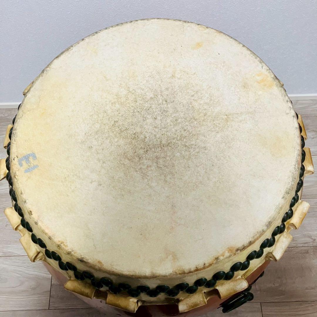 長胴太鼓 和太鼓 一尺6寸　打面48㎝　高さ60㎝②