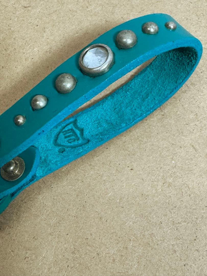 HTC Snap Key Holder red stone ターコイズレザー