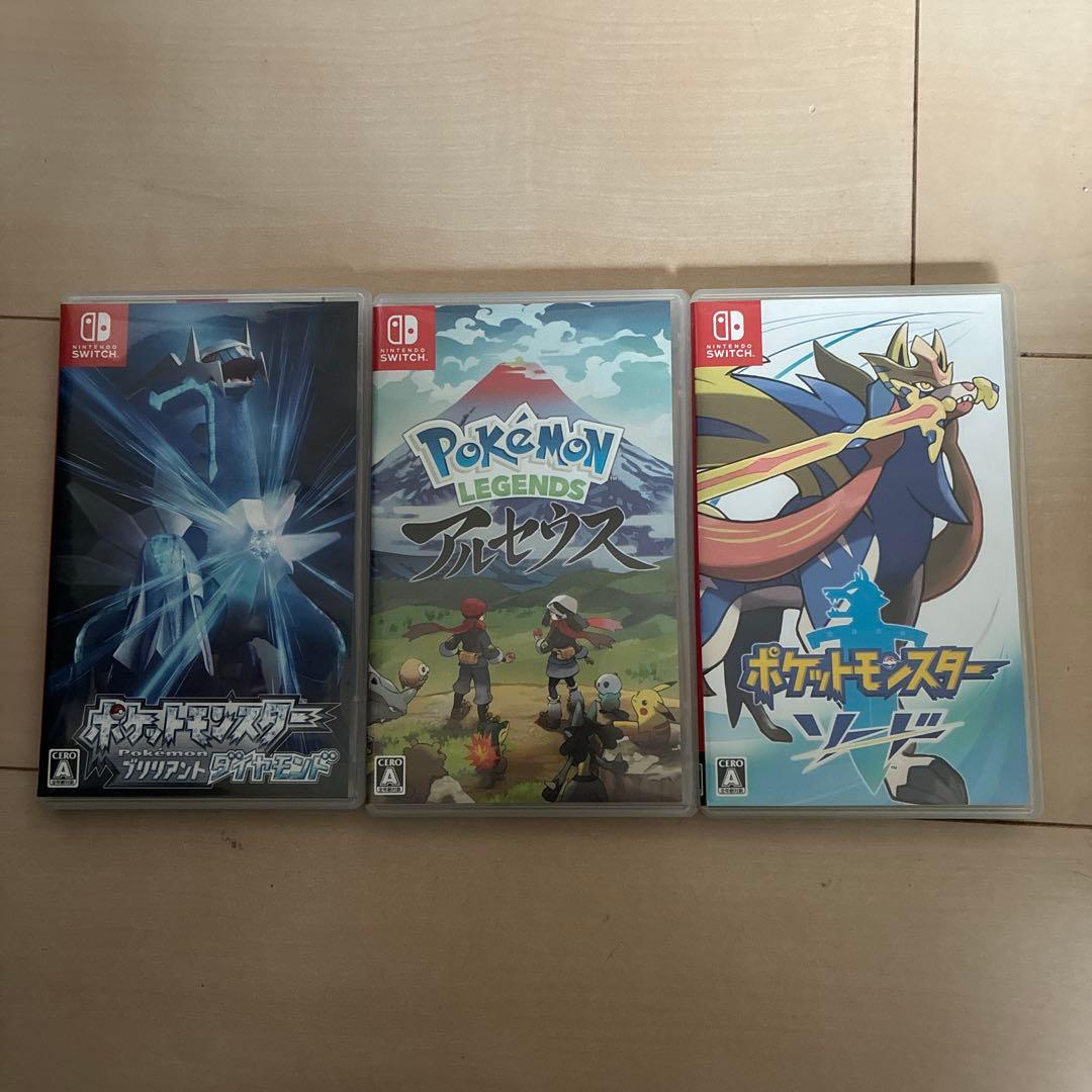 ポケモンゲーム3本セット Nintendo Switch