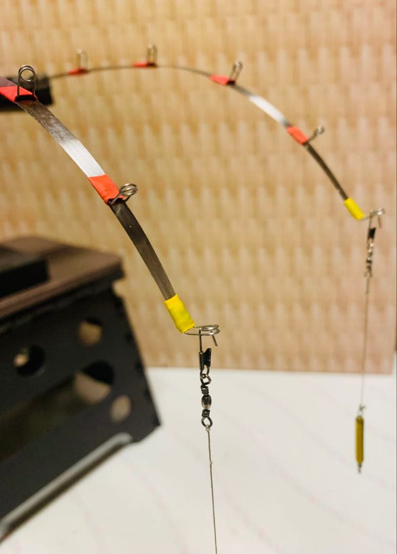 ワカサギ釣り　ステンレス穂先　 ２本　全長約 250ミリ