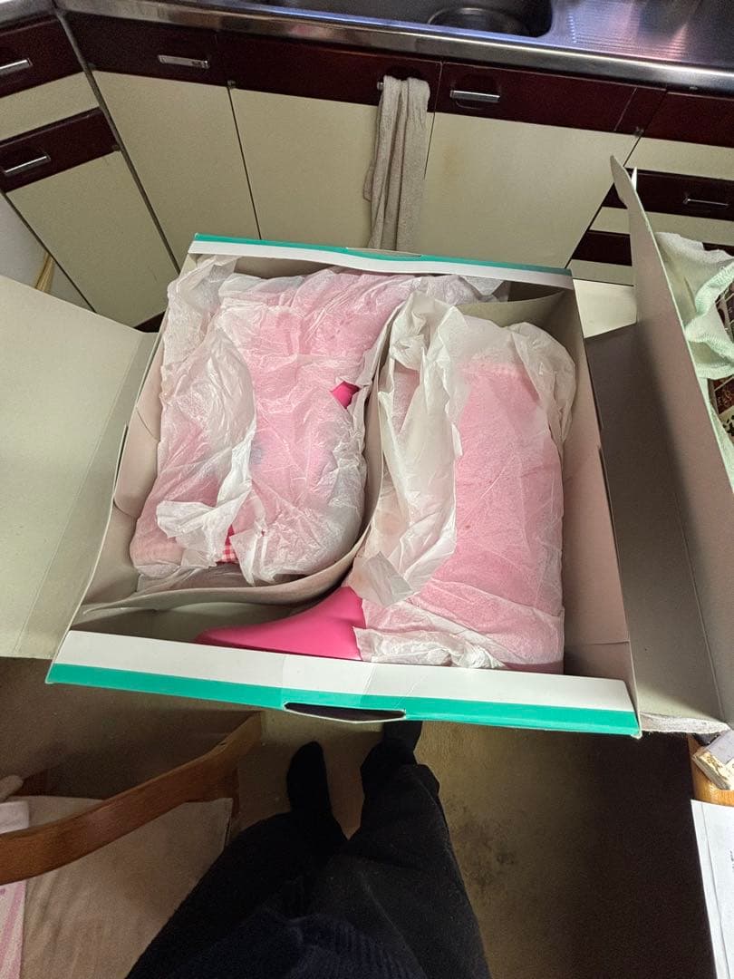 CALLEN ピンク 長靴 24.0E