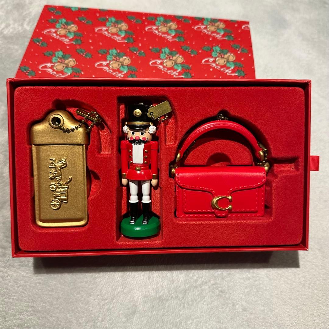 【新品】COACH コーチ オーナメント クリスマス　チャーム 非売品