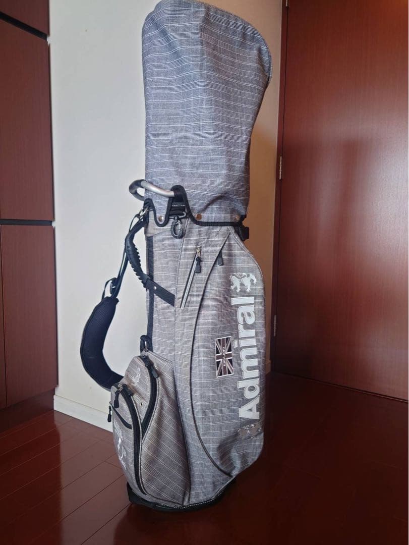 Admiral アドミラル　スタンド式　ゴルフバッグ グレー