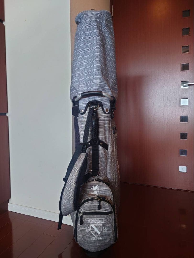 Admiral アドミラル　スタンド式　ゴルフバッグ グレー