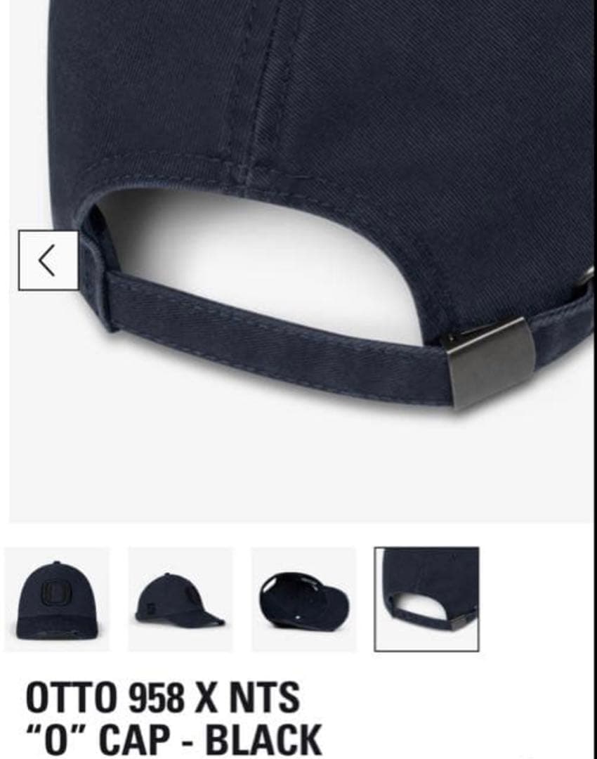 OTTO 958 X NTS “O” CAP - BLACK
