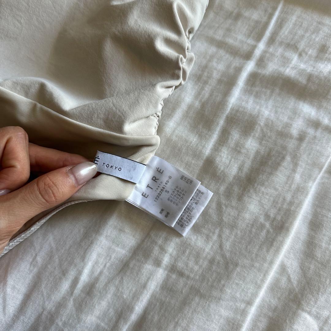 【未使用に近い】ETRE TOKYO｜サイドタックワンショルダースイムウェア