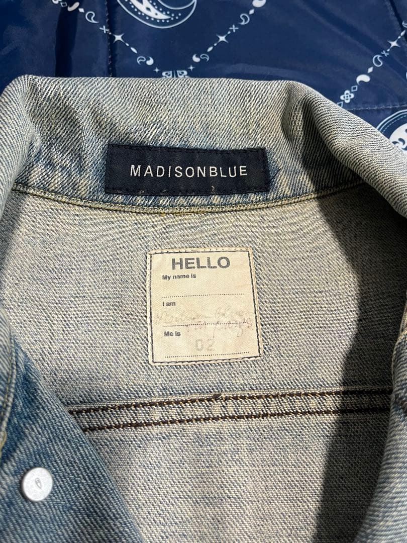 【美品】MADISONBLUE デニムジャケット 02 MB157-1005