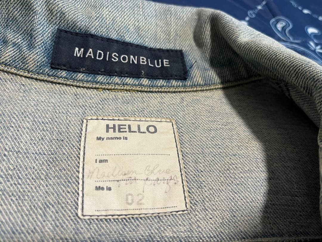【美品】MADISONBLUE デニムジャケット 02 MB157-1005
