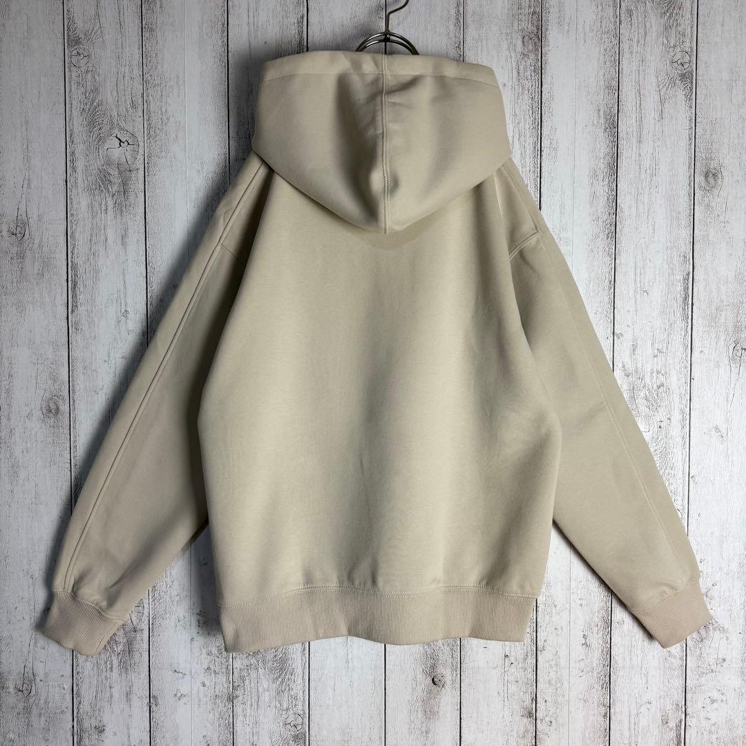 6033【美品】マックスマーラ‪☆センター刺繍ロゴ入りパーカー 即完売注意