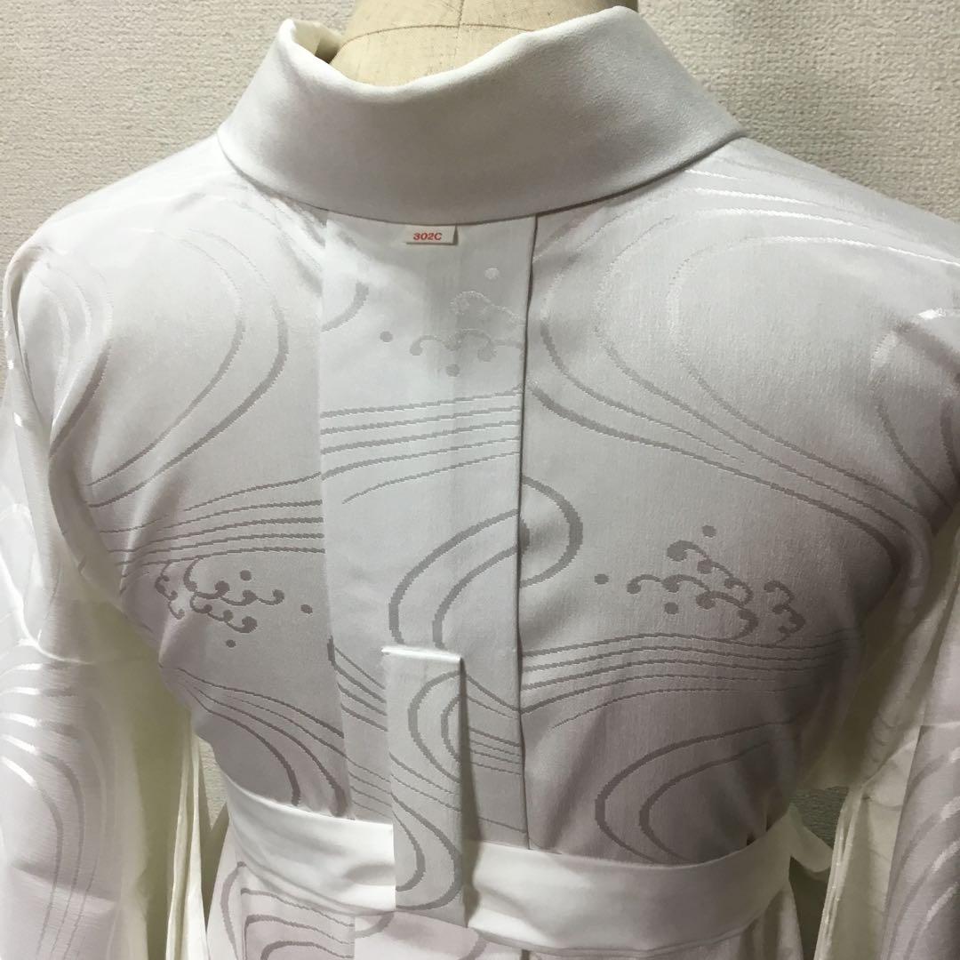 ✨美品✨　ええぷれた　白　プレタ長襦袢　長襦袢　洗える　東レシルック　紙人形