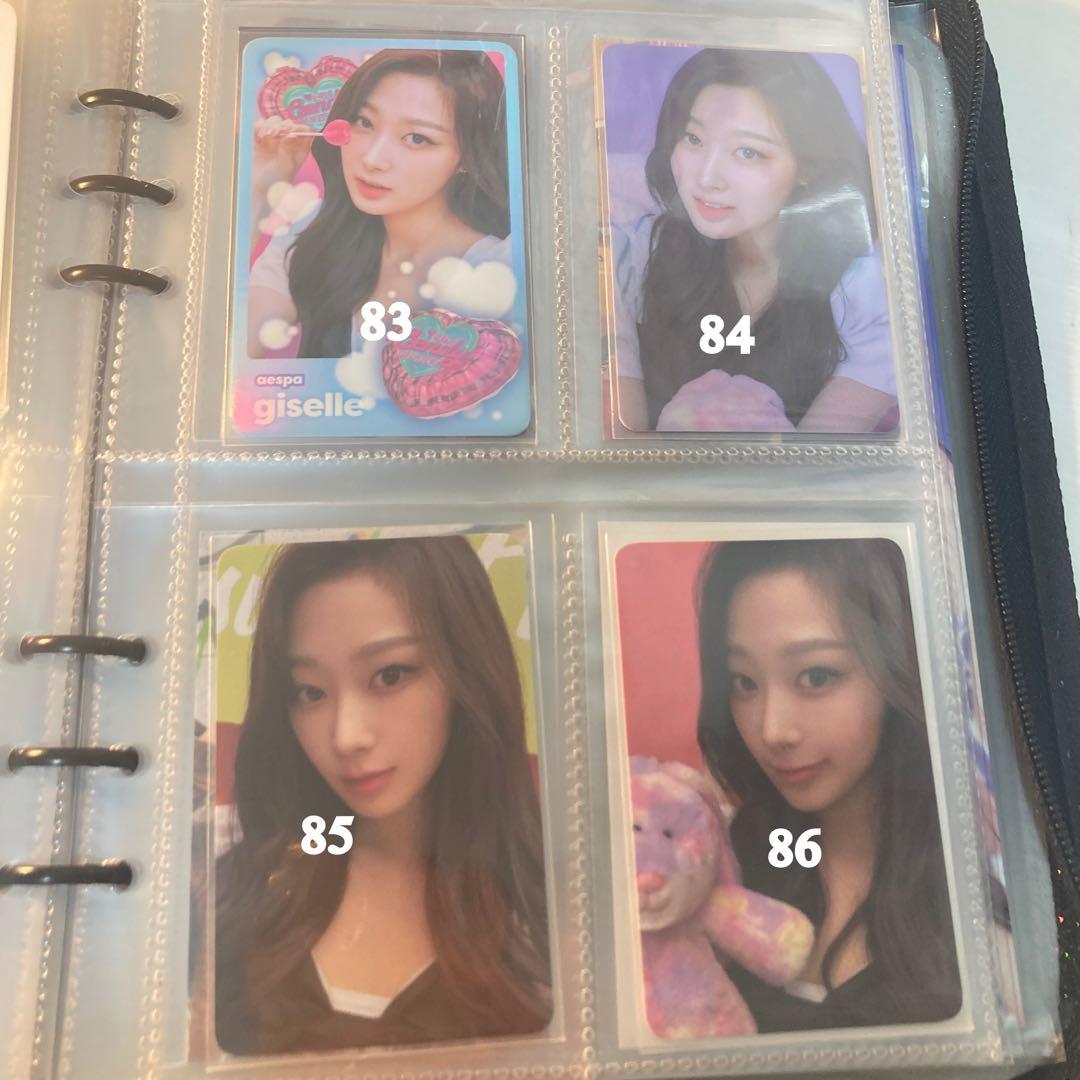 ⚠︎即購入禁止⚠︎ バラ売り ジゼル トレカ aespa