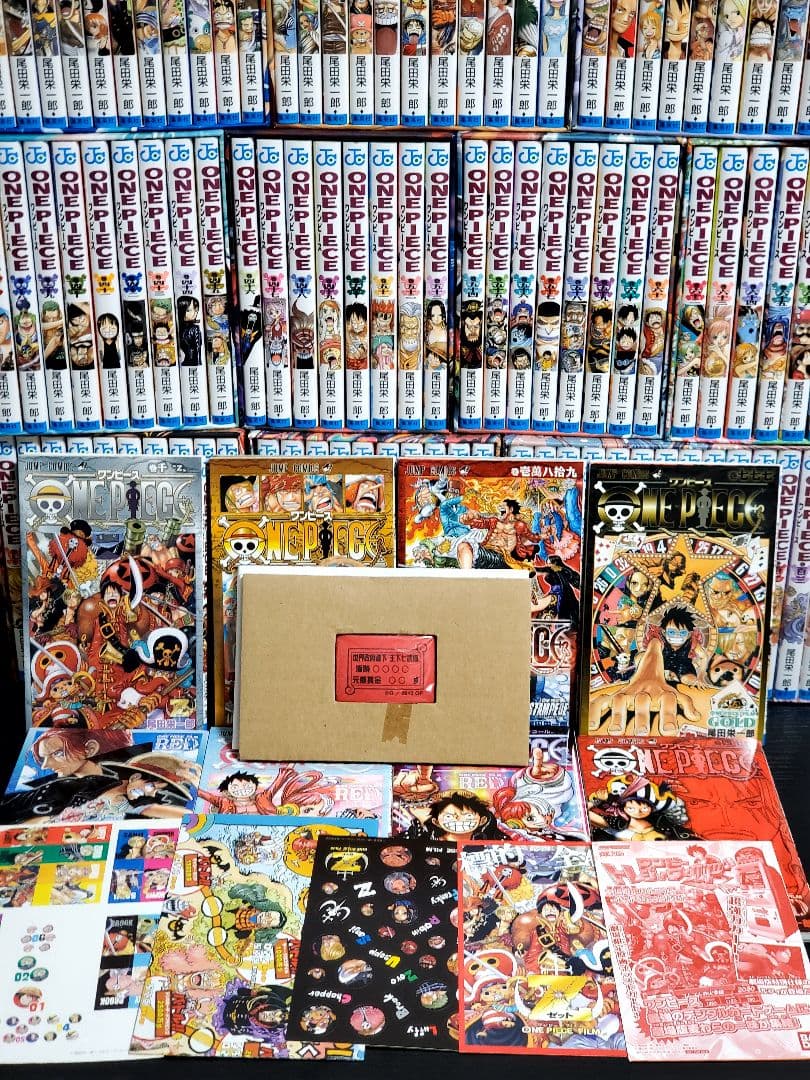ONE PIECE　ワンピース　初版　収納BOX　漫画　全巻　セット　極美品