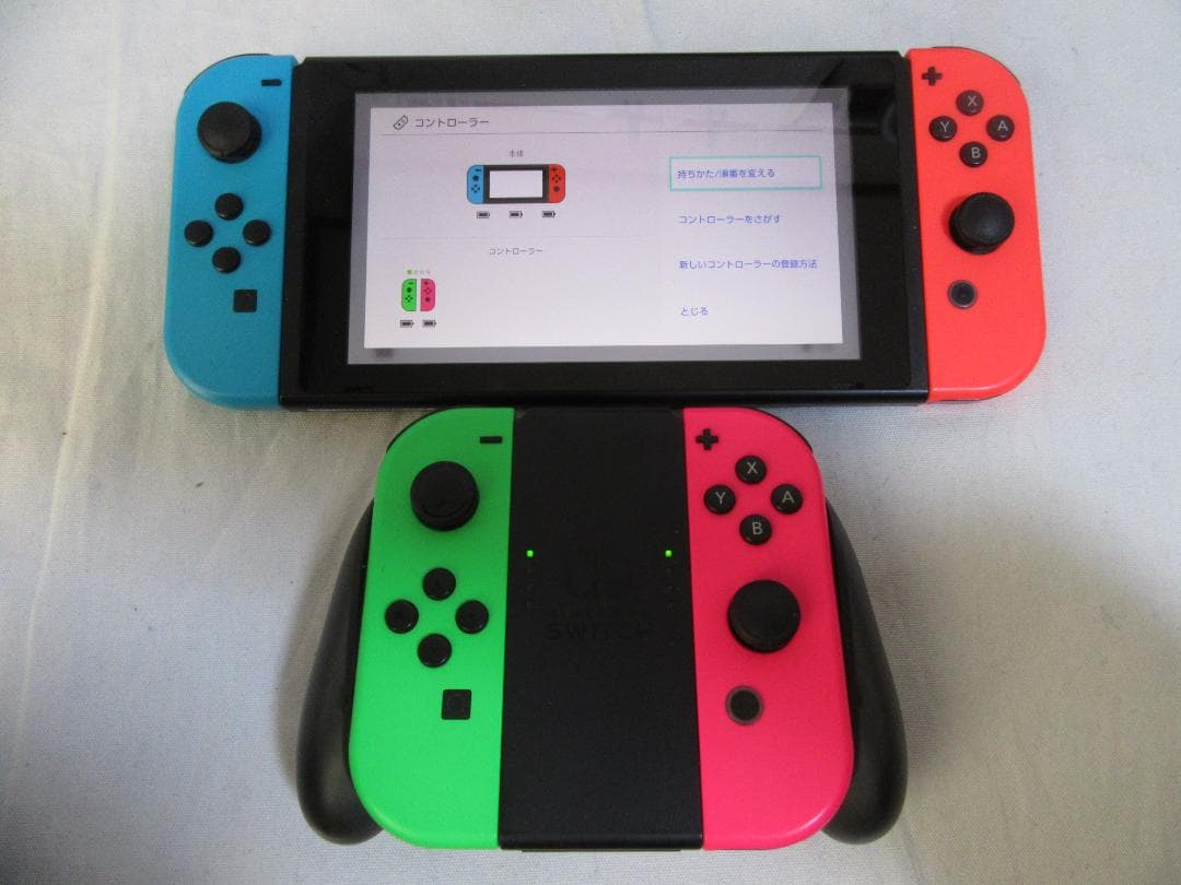 Switch本体・周辺機器 ジョイコン2つ ドック ケーブル スマブラ 動作OK