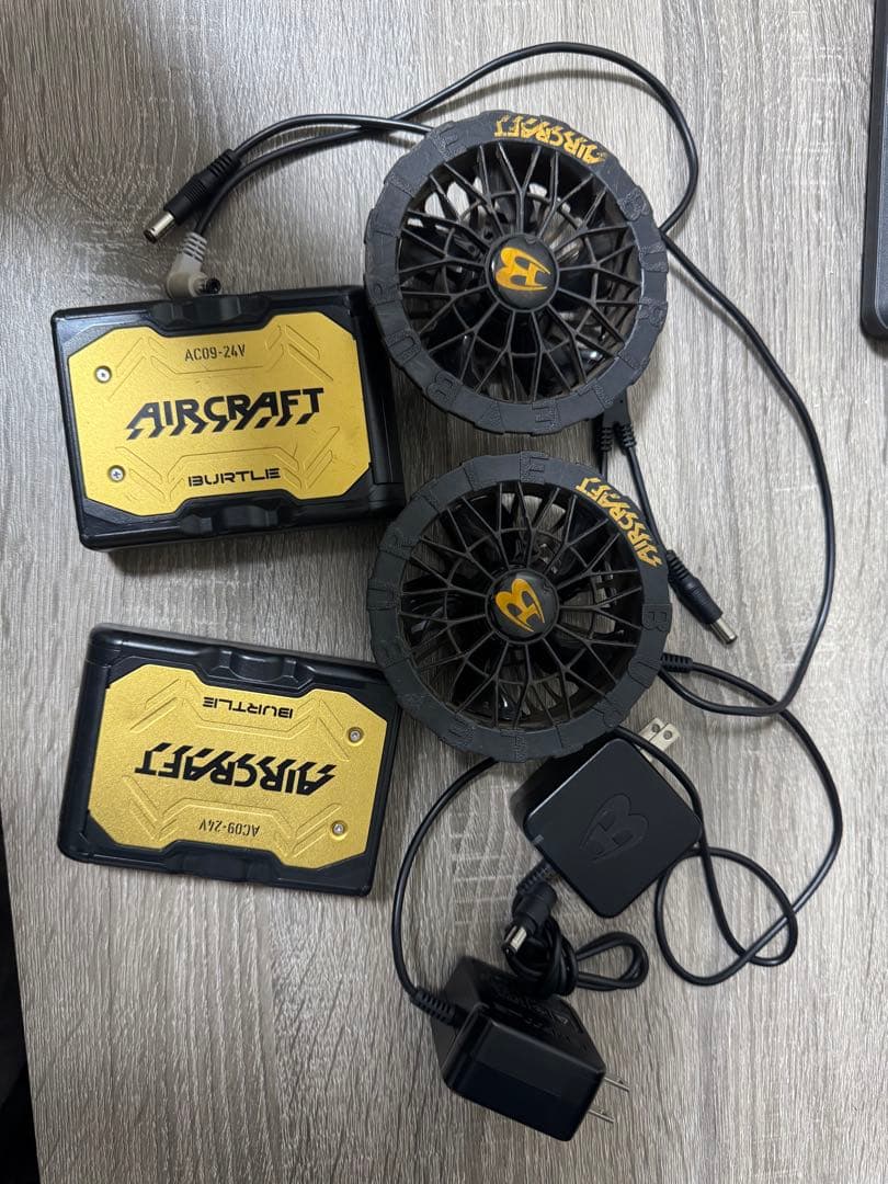 バートル AC09 エアークラフト専用24Vバッテリー、ファンセット