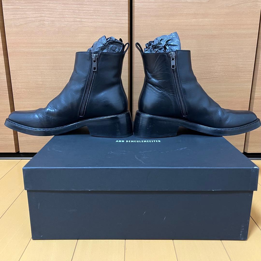 ANN DEMEULEMEESTER ショート ブーツ 箱 シューズケース付