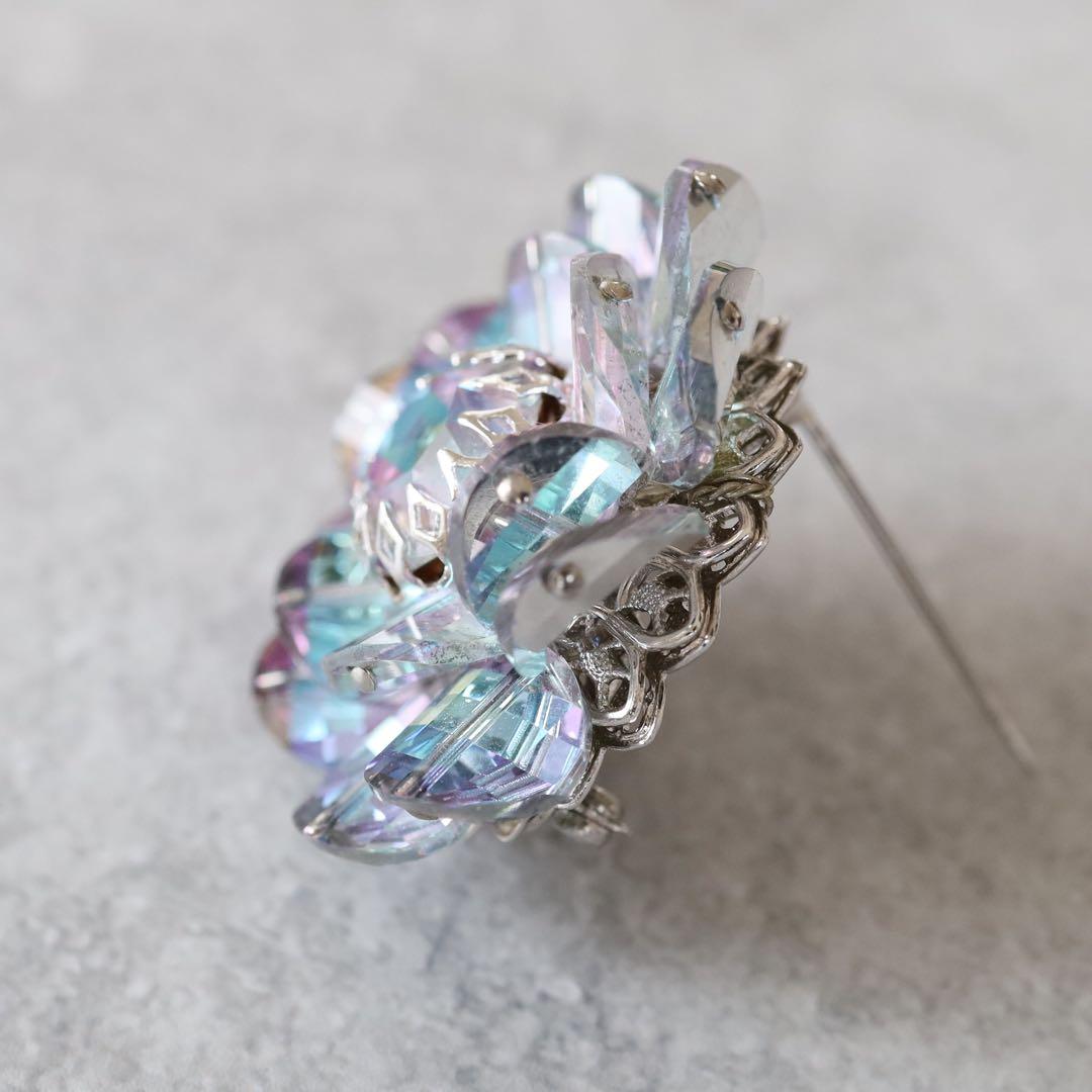 レア！✧刻印有✧ VENDOME ヴァンドーム ビンテージ ブローチ ガラス