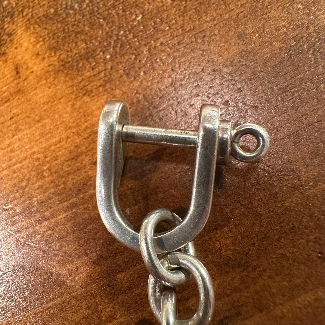 ティファニー ヴィンテージ コンパス 方位磁針 キーホルダー キーリング 925