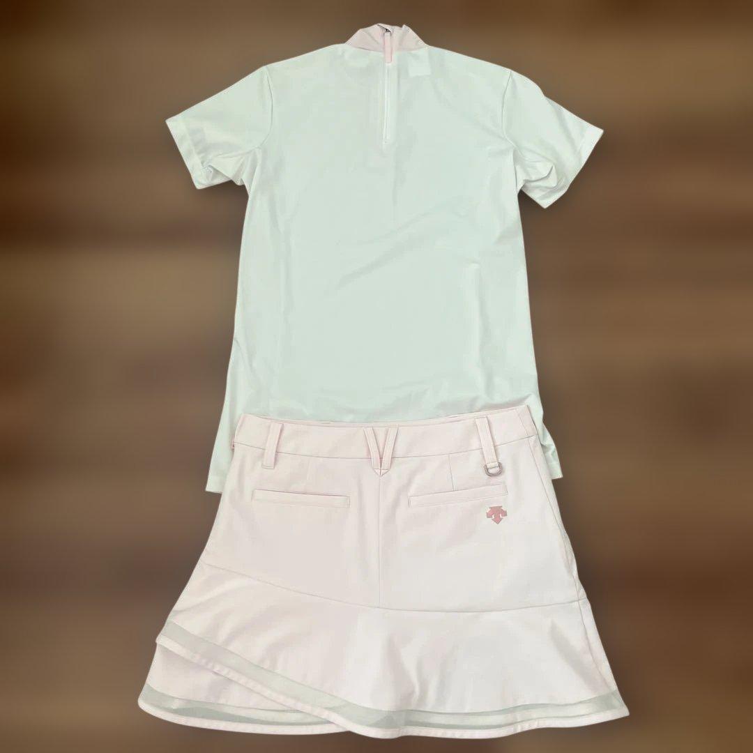 デサントゴルフ　ピンク　セットアップ　Mサイズ