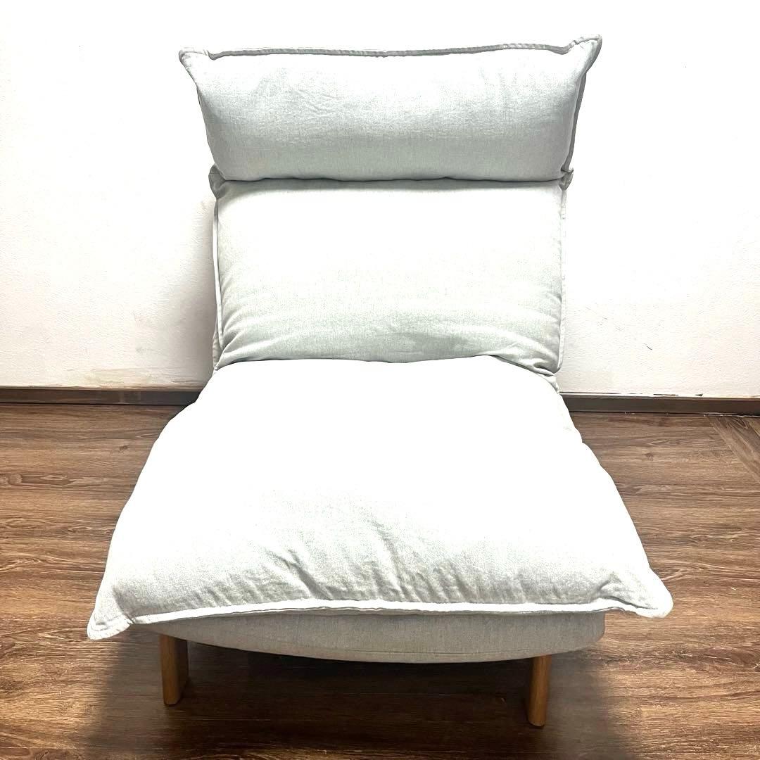 無印良品　ハイバックリクライニングソファ　１シーター　オットマン　セット
