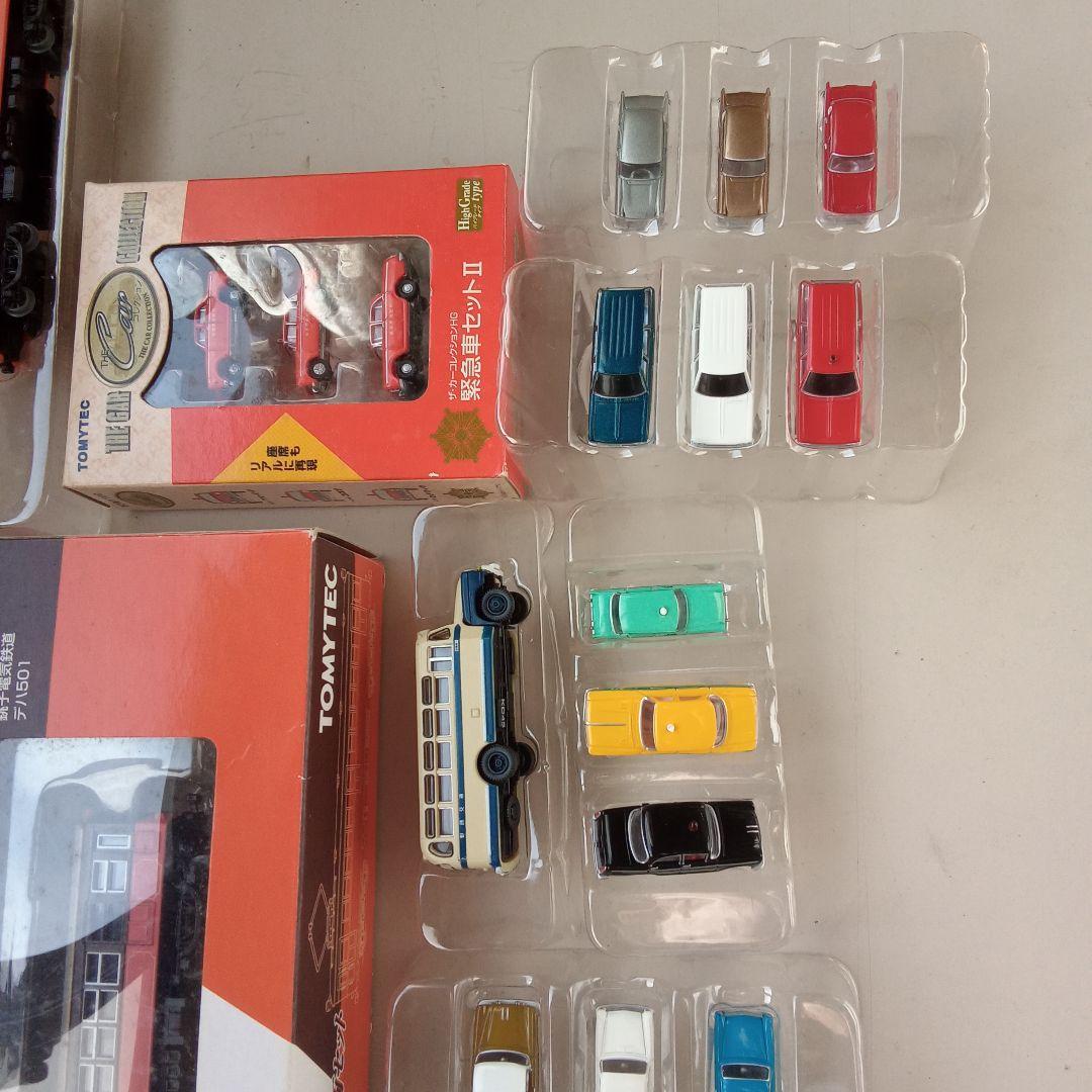 TOMYTEC Nゲージ 301・501 2両セットとミニカー19台 他多数