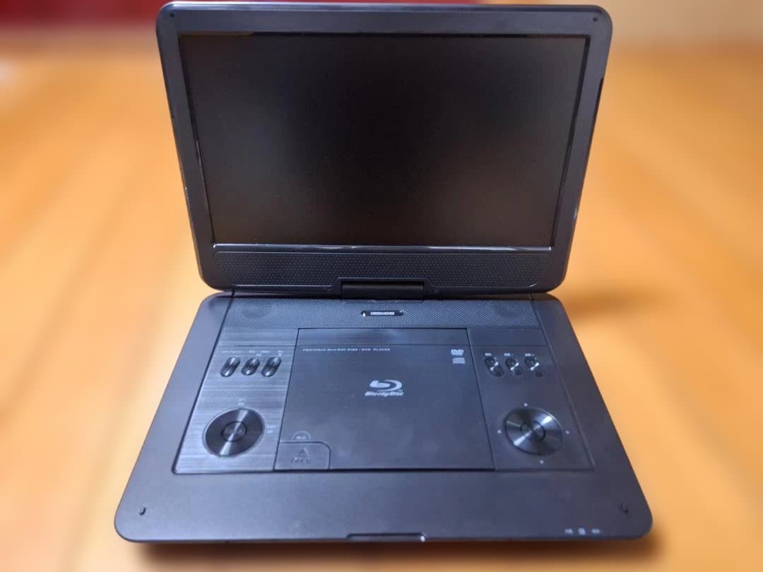 【ほぼ未使用】GREEN HOUSE ポータブルブルーレイプレーヤー 14インチ