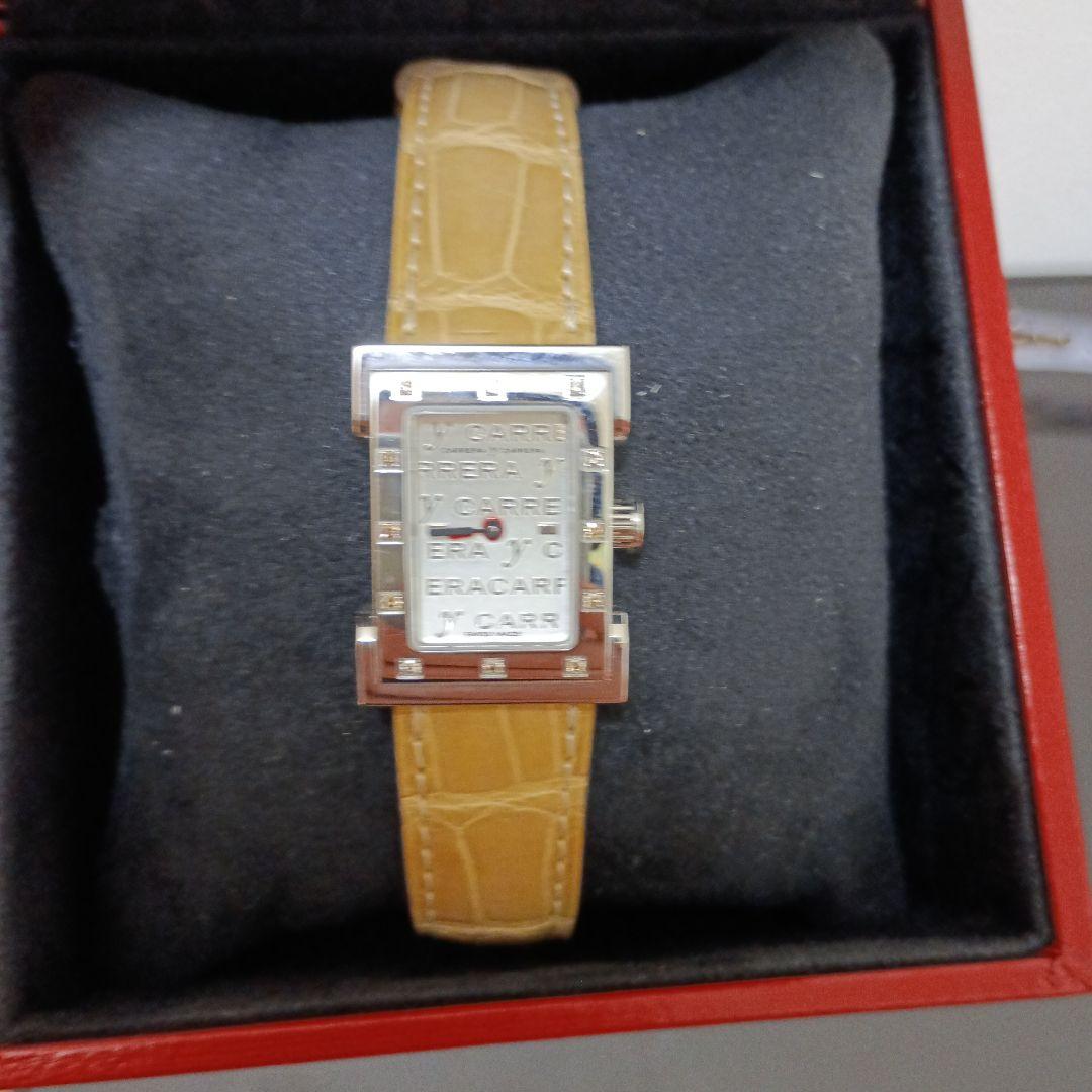 CARRERA Y CARRERA レディース　12Pダイヤ装飾腕時計