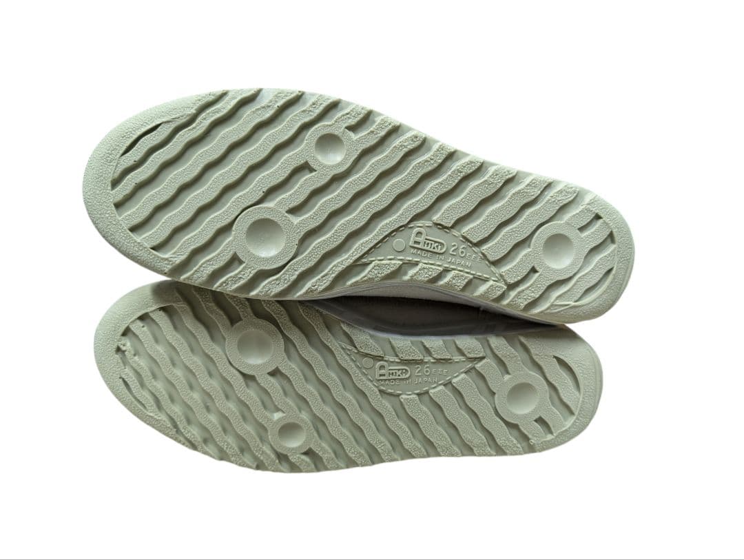 ATENEO　安全靴　新色　ホワイト×オリーブグリーン