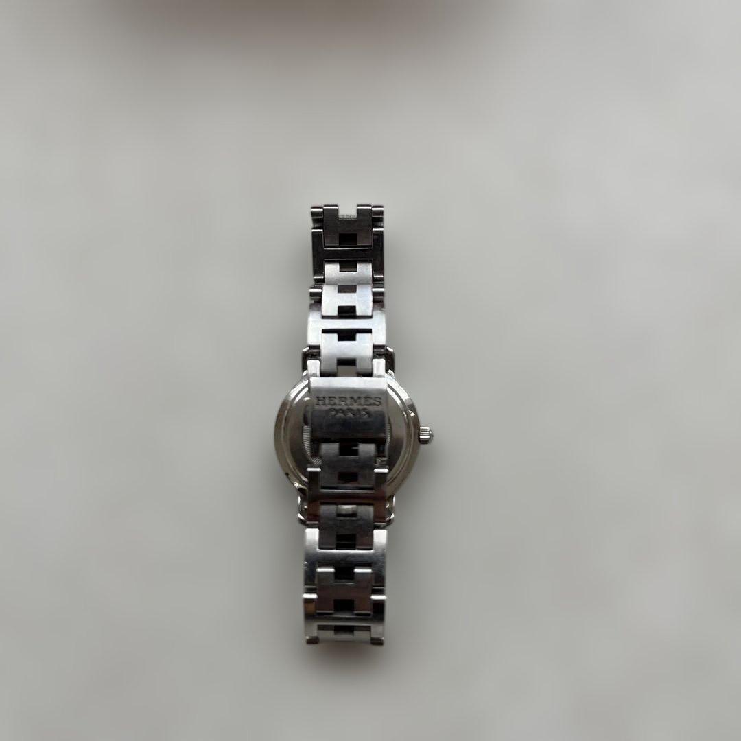 せ*の様 HERMES クリッパー SS WH 白 ジャンク