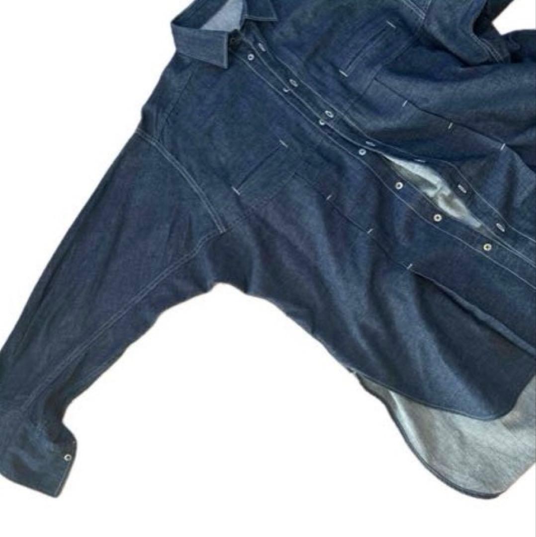 【p.p.pean】ジュンミカミ オーバーサイズ　デニムシャツ 日本製