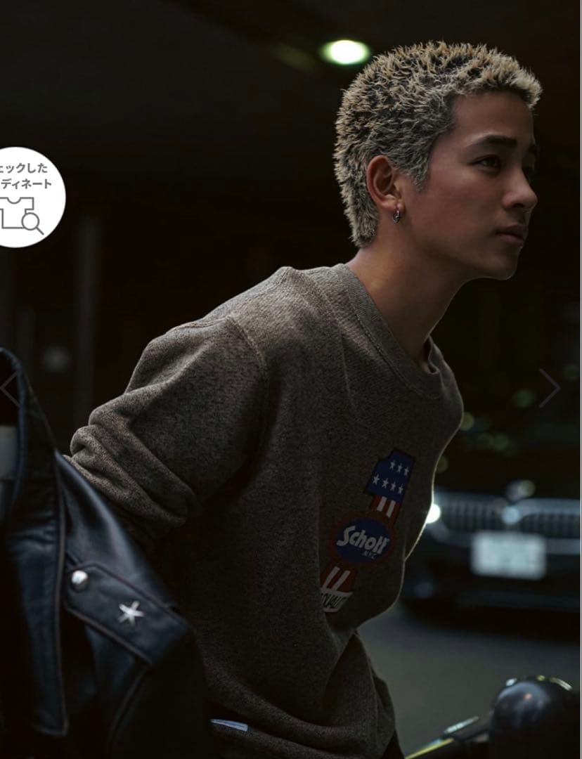 【完売品】Schott ショット スウェット　　Lサイズ　イアンくん着用