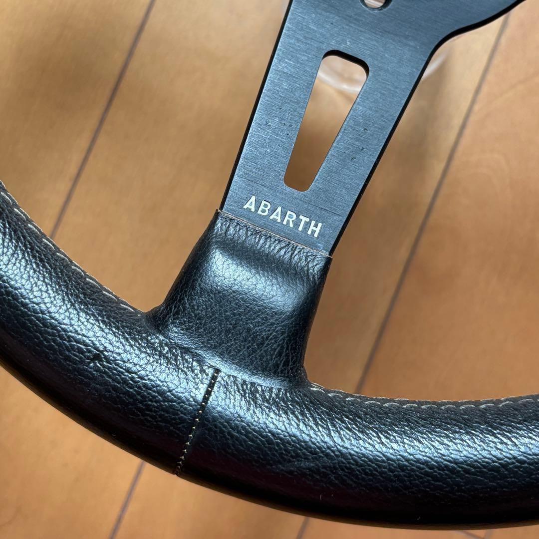 アバルト ステアリング 35mm 七宝ホーンボタン付 ABARTH イタリア製