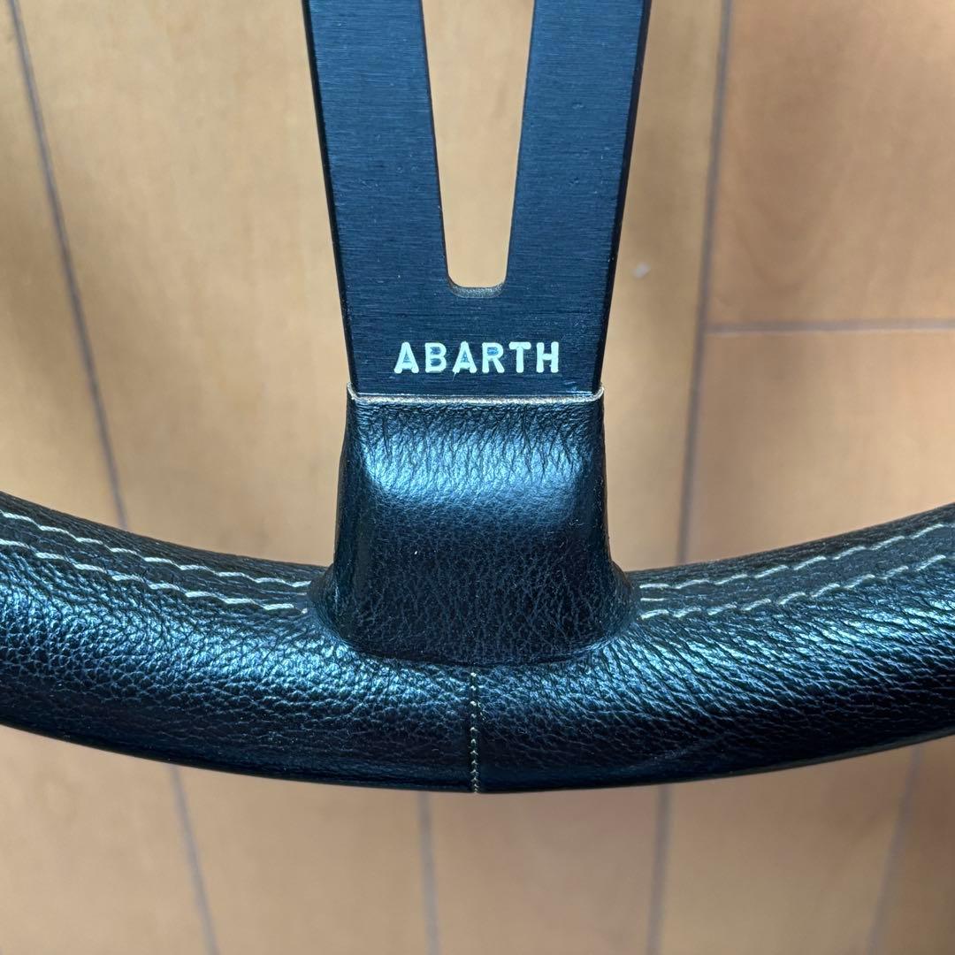 アバルト ステアリング 35mm 七宝ホーンボタン付 ABARTH イタリア製