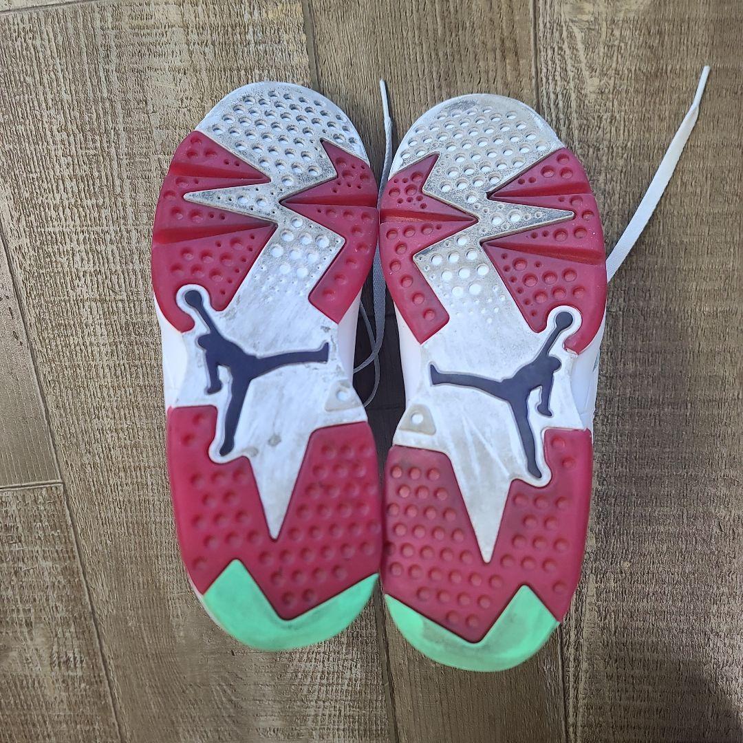 Air Jordan 6 RETRO バックスバニー ホワイト/レッド