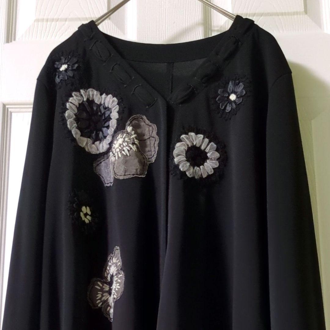 【専用】TOKUKO 1er VOL　前開き チュニック　羽織物　お花　装飾