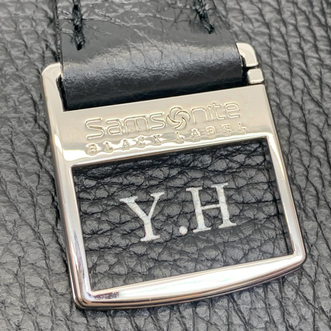 サムソナイト フラップブリーフケース ブラック ビジネスバッグ 30719149