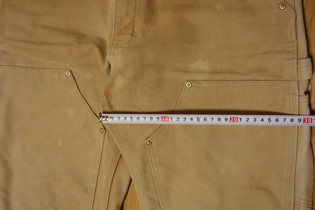 31x30 Carhartt パンツB01 BRN ダブルニー